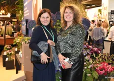 De marketingdames van Aleia Roses en CARO Marketing In Vers, Francine van Wijk en Caroline Nederpelt.